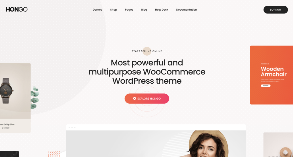 Hongo: a WooCommerce theme for eCommerce stores looking for a versatile WooCommerce theme